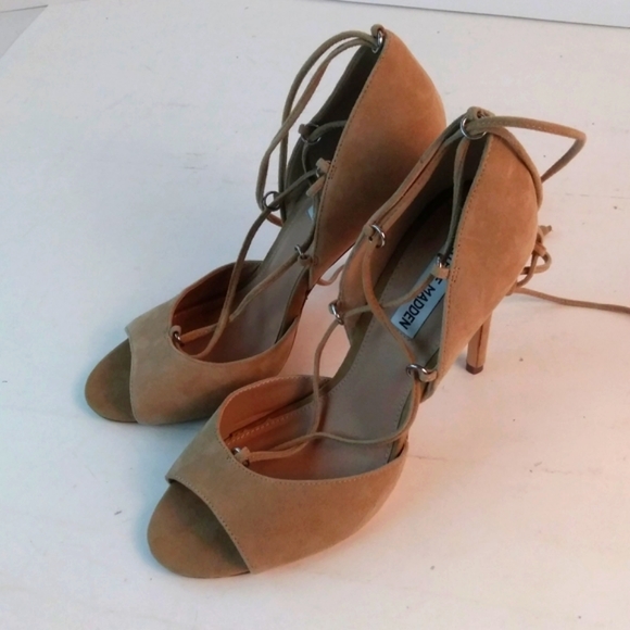 Steve Madden Rayshel Beige Heels Womens 